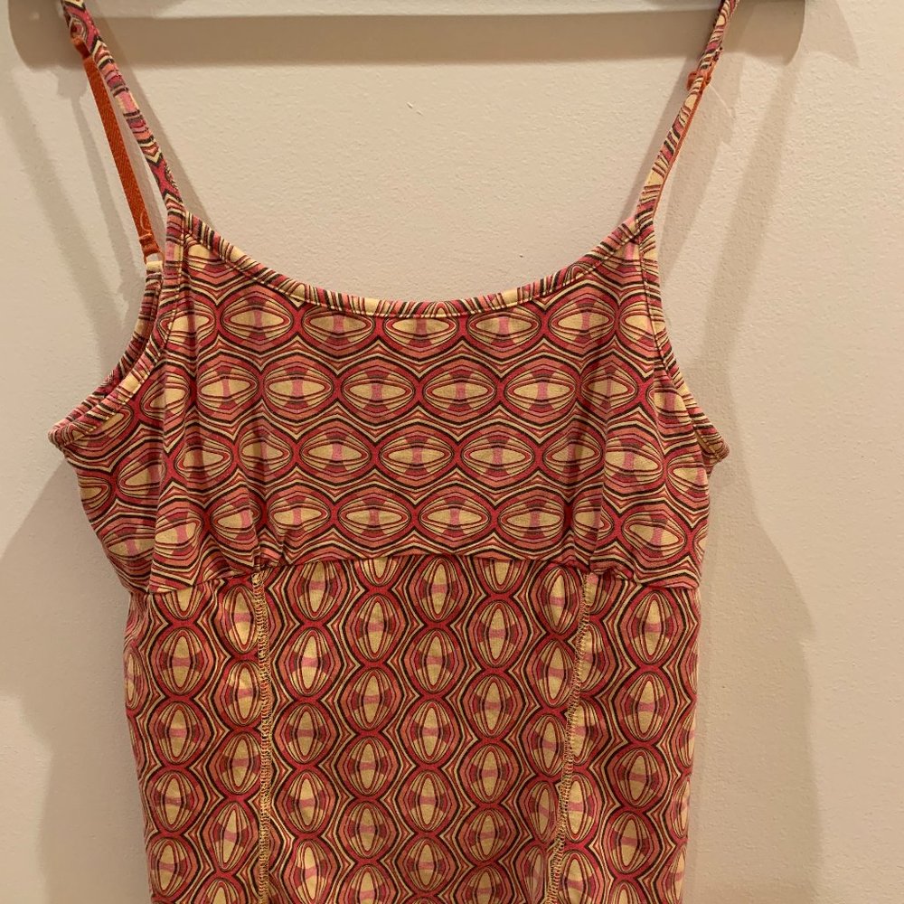 Royal Robbins Yoga Shelf Bra Tank Large Orange